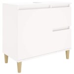 Vidaxl armoire de salle de bain blanc 65x33x60 cm bois d'ing�nierie