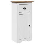 Vidaxl armoire de salle de bain bodo blanc et marron 44x30x90 cm Vidaxl armoire de salle de bain bodo blanc et marron 44x30x90 cm