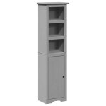 Vidaxl armoire de salle de bain bodo gris 44x30x160 cm