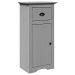Vidaxl armoire de salle de bain bodo gris 44x30x90 cm