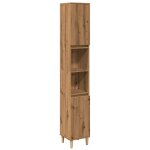 Vidaxl armoire de salle de bain chne artisanal 30x30x190 cm