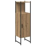 Vidaxl armoire de salle de bain ch�ne artisanal 33x33x120, 5 cm