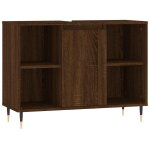 Vidaxl armoire salle de bain chêne marron 80x33x60cm bois d'ingénierie Vidaxl armoire salle de bain chêne marron 80x33x60cm bois d'ingénierie