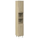 Vidaxl armoire de salle de bain ch�ne sonoma 30, 5x30x179 cm