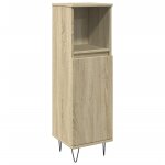 Vidaxl armoire salle de bain chêne sonoma 30x30x100 cm Vidaxl armoire salle de bain chêne sonoma 30x30x100 cm