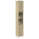 Vidaxl armoire salle de bain ch�ne sonoma 30x30x190 cm