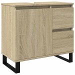Vidaxl armoire salle de bain chêne sonoma 65x33x60 cm Vidaxl armoire salle de bain chêne sonoma 65x33x60 cm