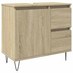 Vidaxl armoire salle de bain ch�ne sonoma 65x33x60 cm