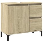 Vidaxl armoire salle de bain ch�ne sonoma 65x33x60 cm