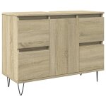 Vidaxl armoire salle de bain ch�ne sonoma 80x33x60cm bois d'ing�nierie