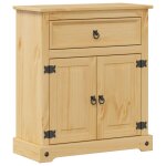 Vidaxl armoire de salle de bain corona 70x33x80 cm bois de pin massif