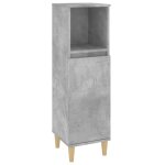 Vidaxl armoire de salle de bain gris béton 30x30x100 cm Vidaxl armoire de salle de bain gris béton 30x30x100 cm
