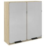 Vidaxl armoire de salle de bain à miroir chêne sonoma bois ingénierie Vidaxl armoire de salle de bain à miroir chêne sonoma bois ingénierie