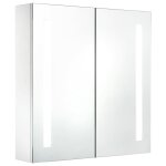 Vidaxl armoire de salle de bain à miroir led 60x14x62 cm Vidaxl armoire de salle de bain à miroir led 60x14x62 cm