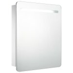 Vidaxl armoire de salle de bain  miroir led 68x9x80 cm