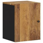 Vidaxl armoire de salle de bain murale 38x33x48cm bois massif manguier