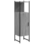 Vidaxl armoire de salle de bain sonoma gris 33x33x120, 5 cm