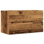 Vidaxl armoire de salle de bain suspendue vieux bois bois d'ingénierie Vidaxl armoire de salle de bain suspendue vieux bois bois d'ingénierie