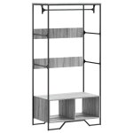 Vidaxl armoire sonoma gris 90x50x180 cm bois d'ingnierie