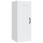 Vidaxl armoire suspendue blanc 35x34x90 cm bois d'ingnierie
