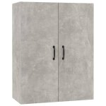 Vidaxl armoire suspendue gris b�ton 69, 5x34x90 cm bois d'ing�nierie