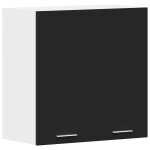 Vidaxl armoire suspendue  lyon  noir 60 x 31 x 60 cm bois d'ing�nierie
