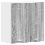 Vidaxl armoire suspendue  lyon  gris sonoma 60 x 31 x 60 cm bois d'ing�nierie