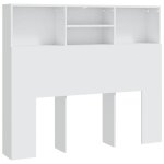 Vidaxl armoire de tête de lit blanc 120x19x103, 5 cm Vidaxl armoire de tête de lit blanc 120x19x103, 5 cm