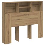 Vidaxl armoire de tte de lit chne artisanal 120x19x103, 5 cm