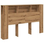 Vidaxl armoire à tête de lit chêne artisanal 160 x 18, 5 x 103, 5 cm bois d'ingénierie Vidaxl armoire à tête de lit chêne artisanal 160 x 18, 5 x 103, 5 cm bois d'ingénierie