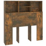 Vidaxl armoire de t�te de lit ch�ne fum� 100x19x103, 5 cm