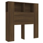 Vidaxl armoire de t�te de lit ch�ne marron 100x18, 5x102, 5 cm