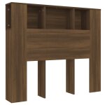 Vidaxl armoire de tte de lit chne marron 120x18, 5x102, 5 cm