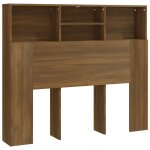 Vidaxl armoire de tête de lit chêne marron 120x19x103, 5 cm Vidaxl armoire de tête de lit chêne marron 120x19x103, 5 cm