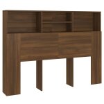 Vidaxl armoire de tête de lit chêne marron 140x19x103, 5 cm Vidaxl armoire de tête de lit chêne marron 140x19x103, 5 cm