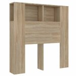 Vidaxl armoire de t�te de lit ch�ne sonoma 100x18, 5x102, 5 cm