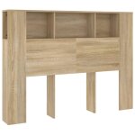 Vidaxl armoire de t�te de lit ch�ne sonoma 140x18, 5x104, 5 cm