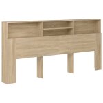 Vidaxl armoire de t�te de lit ch�ne sonoma 220x19x103, 5 cm