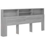 Vidaxl armoire de t�te de lit sonoma gris 220x19x101, 5 cm