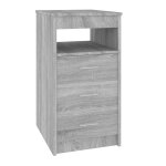 Vidaxl armoire  tiroirs sonoma gris 40x50x76 cm bois d'ingnierie