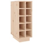 Vidaxl armoire  vin 23x34x61 cm bois de pin massif
