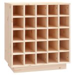 Vidaxl armoire  vin 55, 5x34x61 cm bois de pin massif