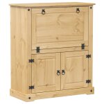 Vidaxl armoire  vin corona 97x45x114 cm bois de pin massif