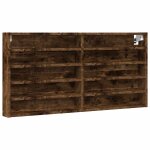 Vidaxl armoire à vitrine chêne fumé 100x8, 5x50 cm bois d'ingénierie Vidaxl armoire à vitrine chêne fumé 100x8, 5x50 cm bois d'ingénierie