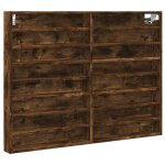 Vidaxl armoire à vitrine chêne fumé 100x8, 5x75 cm bois d'ingénierie Vidaxl armoire à vitrine chêne fumé 100x8, 5x75 cm bois d'ingénierie