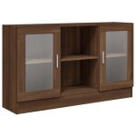 Vidaxl armoire  vitrine chne marron 120x30, 5x70 cm bois d'ingnierie