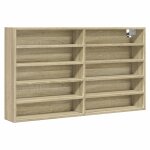 Vidaxl armoire à vitrine chêne sonoma 100x15x58 cm bois d'ingénierie Vidaxl armoire à vitrine chêne sonoma 100x15x58 cm bois d'ingénierie