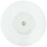 Vidaxl assiette de service rotative transparent 60 cm verre tremp