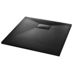 Vidaxl bac de douche smc noir 80 x 80 cm Vidaxl bac de douche smc noir 80 x 80 cm