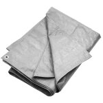 Vidaxl b�che 180 g / m� 3x5 m gris pehd